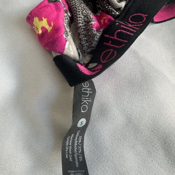 Ethika Floral Bralette Small with Shark Tooth - Picture 3 of 3